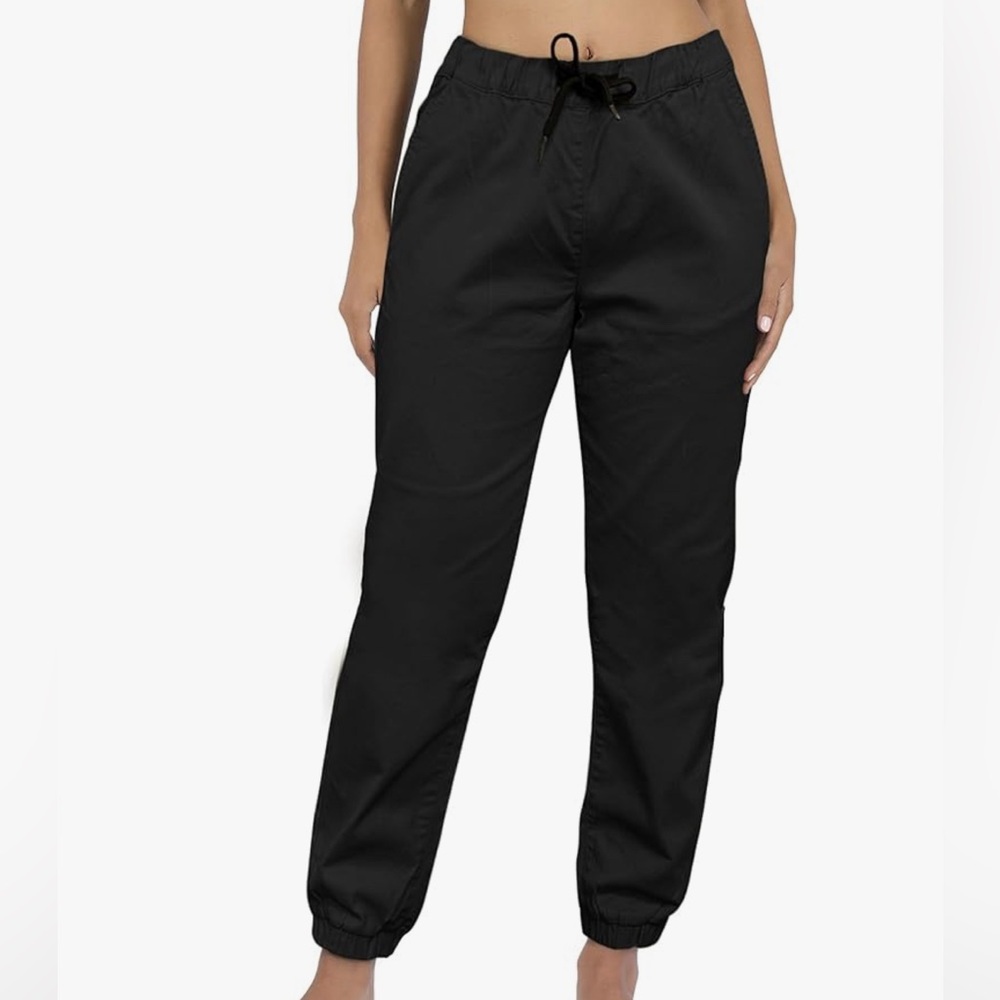 Women's Black Jogger Pants Sz small NWT